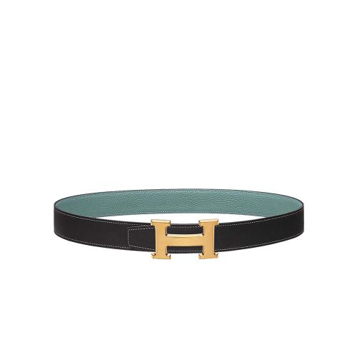 Hermes H Belt Buckle & Reversible Leather Strap 32mm 