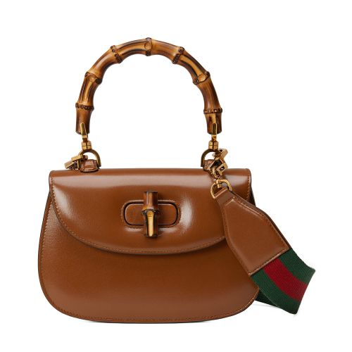 Gucci Small Top Handle Bag With Bamboo 675797 