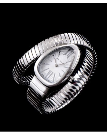 Bvlgari Stainless Steel Automatic Watch White