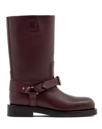 Burberry Women's Leather Saddle Low Boots